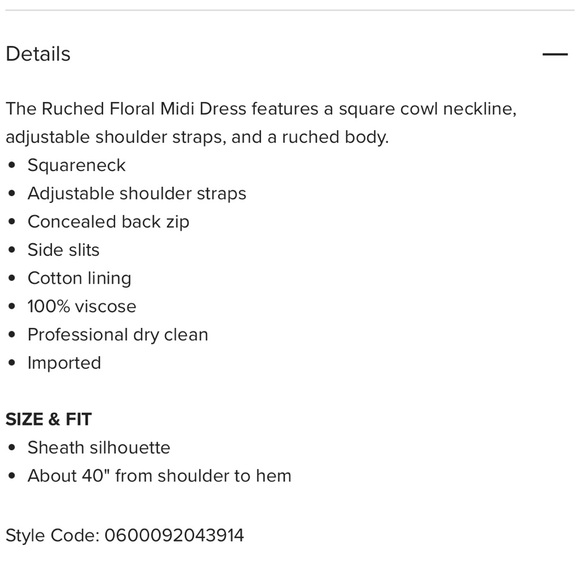 Bardot floral ruched midi dress - Picture 8 of 8